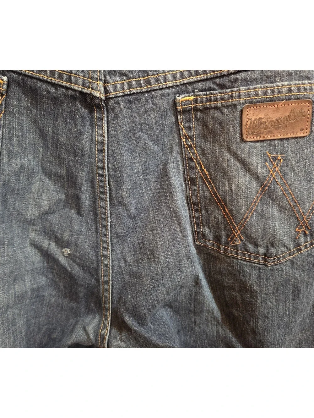 Wrangler 20x Denim Blue Jeans Size 40x34 Western Rodeo Workwear Ranch Farm